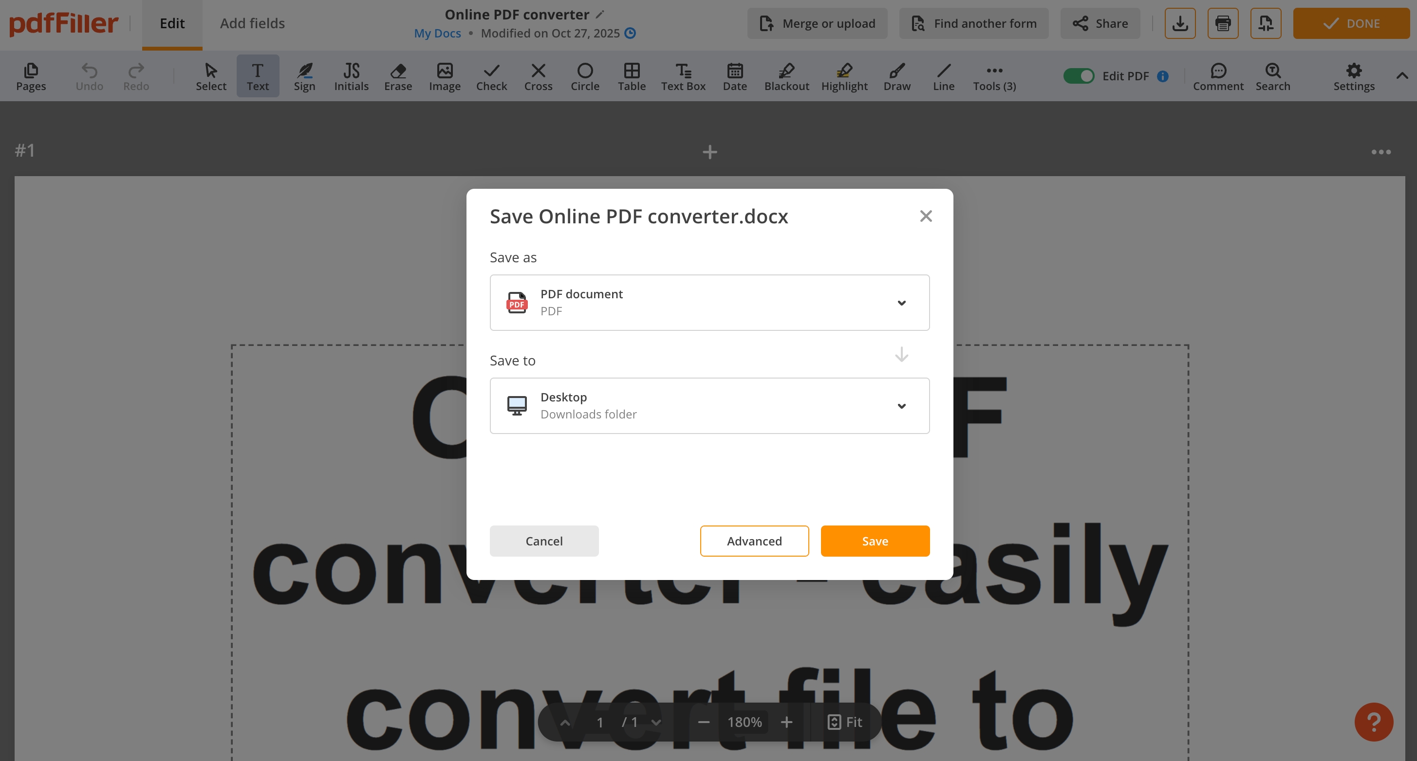 How to Convert a Word Document to PDF